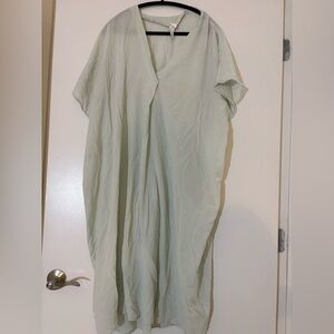 H&M Soft Green V-Neck Cover Up